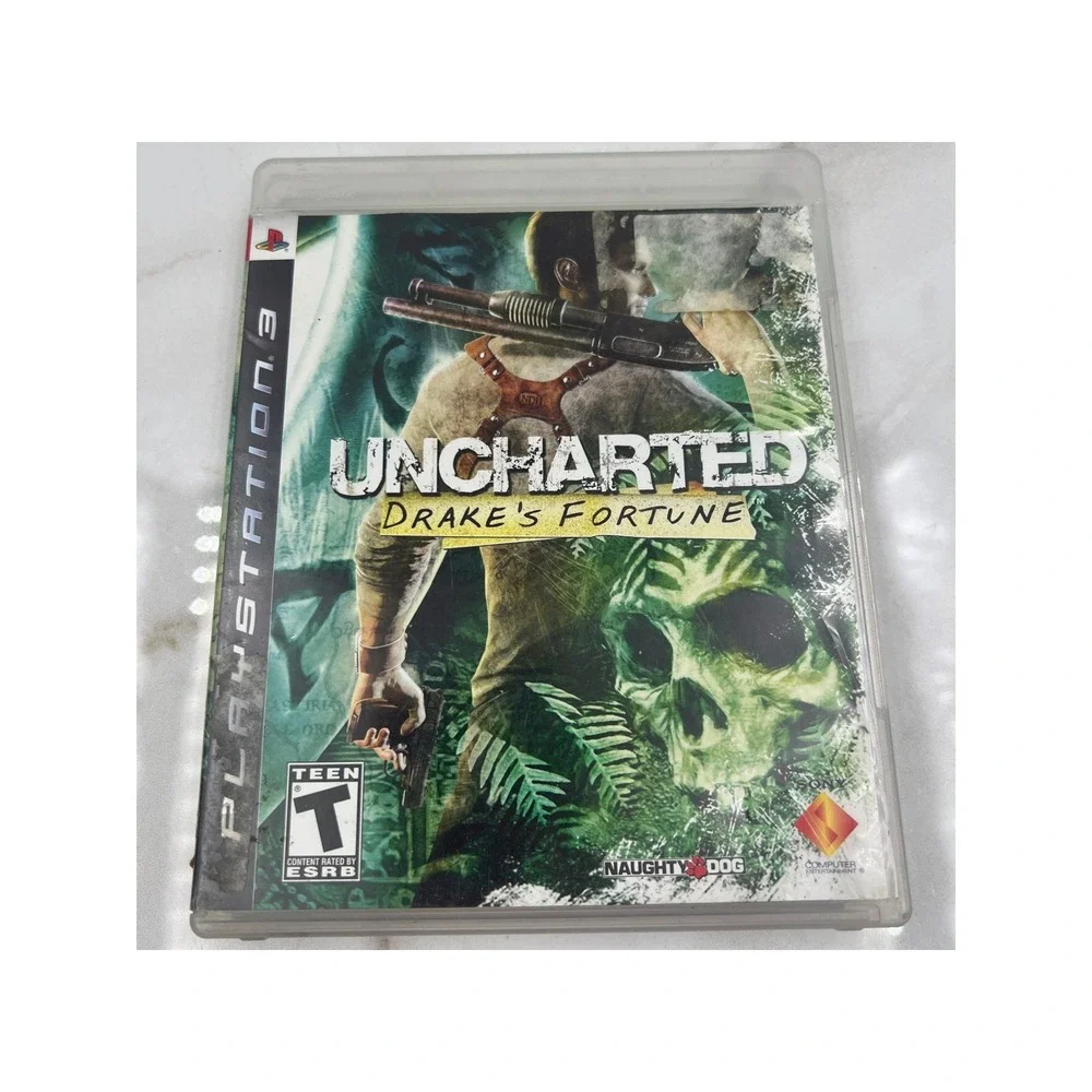 Uncharted Drake's Fortune Sony PlayStation 3 PS3 Action Adventure Game BCUS-9810